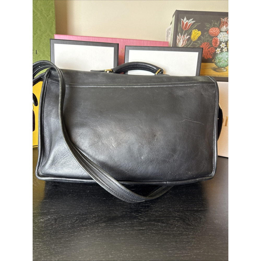 Coach Vintage Black Metropolitan Messenger Briefcase Laptop Bag H5C-5180 USA ‘95 - Picture 3 of 13